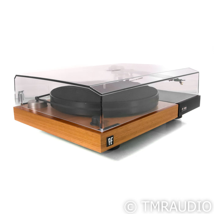 Perpetuum Ebner PE1000 Belt-Drive Turntable; Wood & Black (No Cartridge)