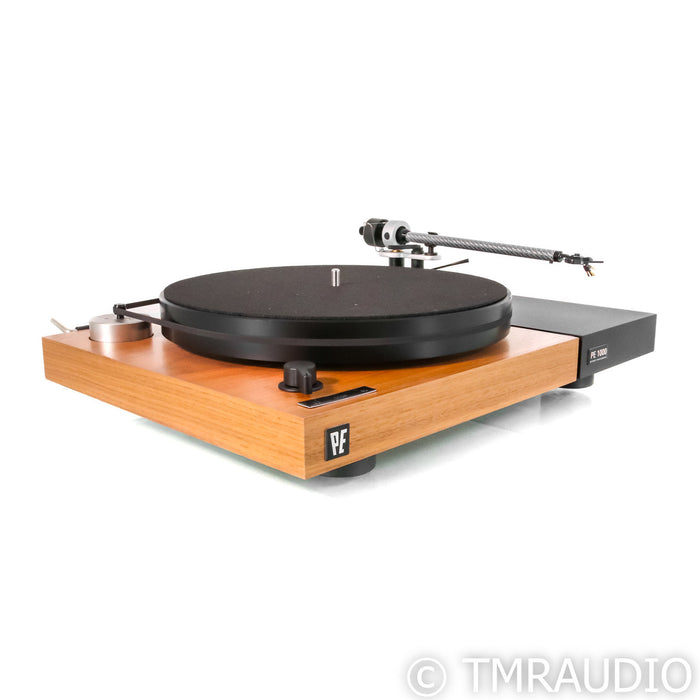 Perpetuum Ebner PE1000 Belt-Drive Turntable; Wood & Black (No Cartridge)