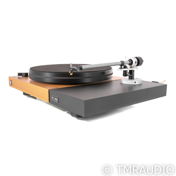 Perpetuum Ebner PE1000 Belt-Drive Turntable; Wood & Black (No Cartridge)