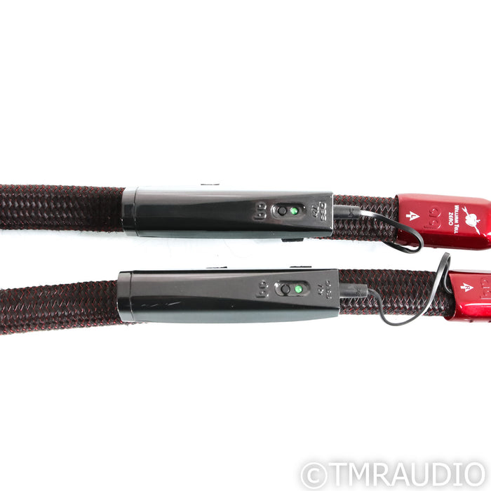 AudioQuest William Tell Zero Speaker Cables; 8ft Pair