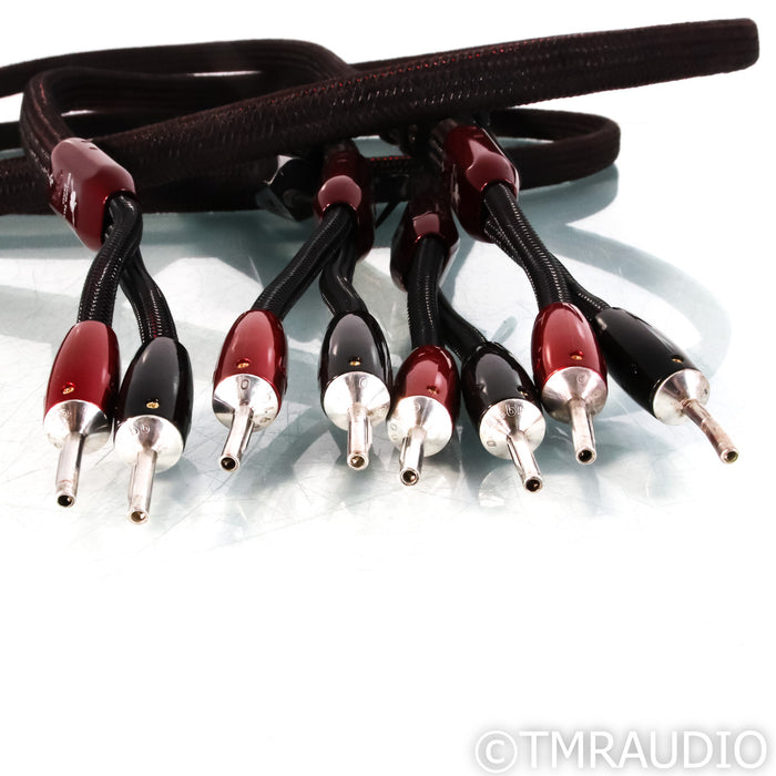 AudioQuest William Tell Zero Speaker Cables; 8ft Pair