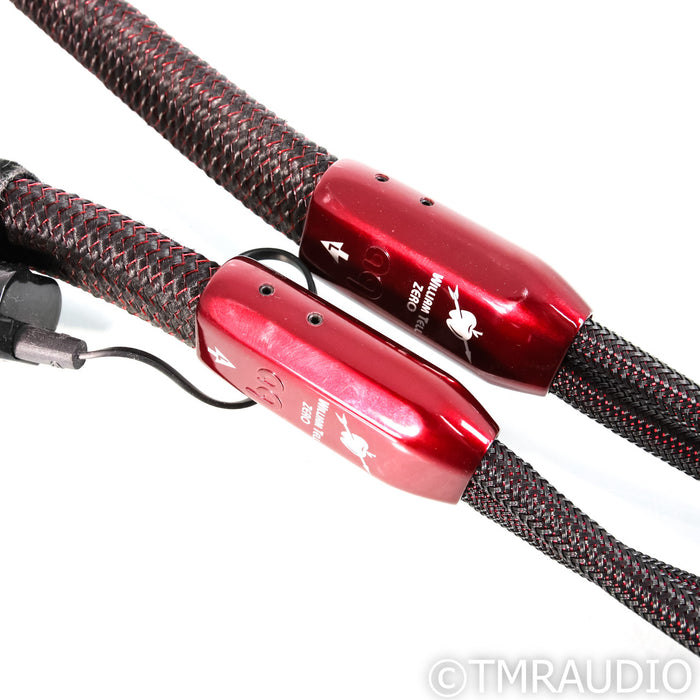 AudioQuest William Tell Zero Speaker Cables; 8ft Pair