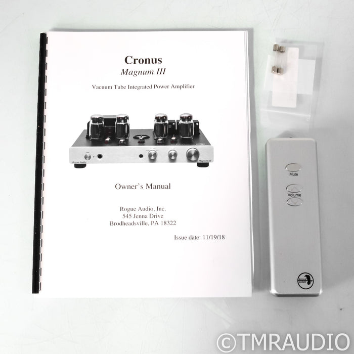 Rogue Audio Cronus Magnum III Stereo Tube Integrated Amplifier; MM & MC Phono