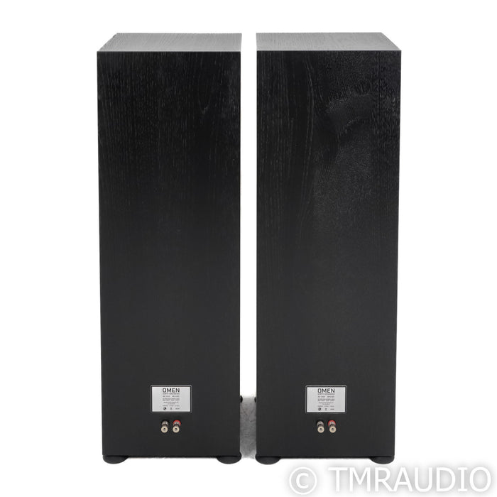 Zu Omen Dirty Weekend MkII Floorstanding Speakers; Black Pair w/ Clarity Caps