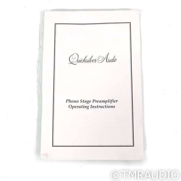 Quicksilver Audio Phono Preamplifier