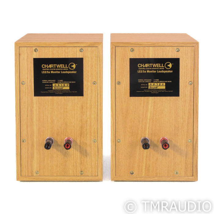 Graham Audio Chartwell LS3/5 Bookshelf Speakers; Oak Pair