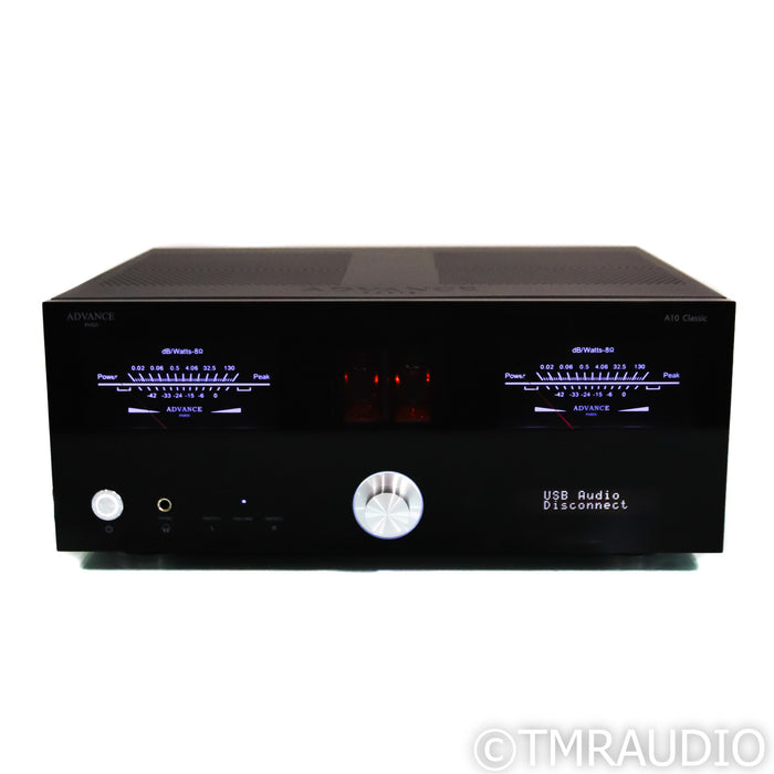 Advance Paris A10 Classic Stereo Tube Hybrid Integrated Amplifier; MM Phono
