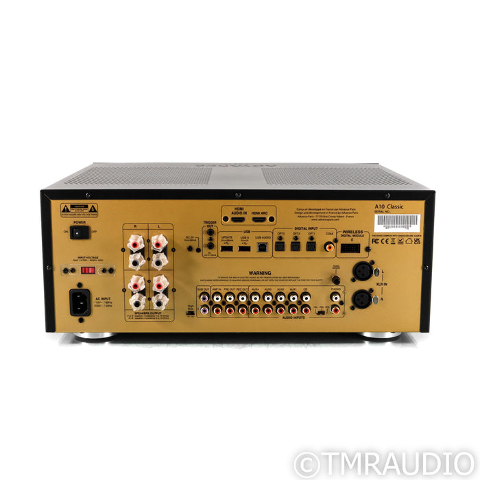 Advance Paris A10 Classic Stereo Tube Hybrid Integrated Amplifier; MM Phono