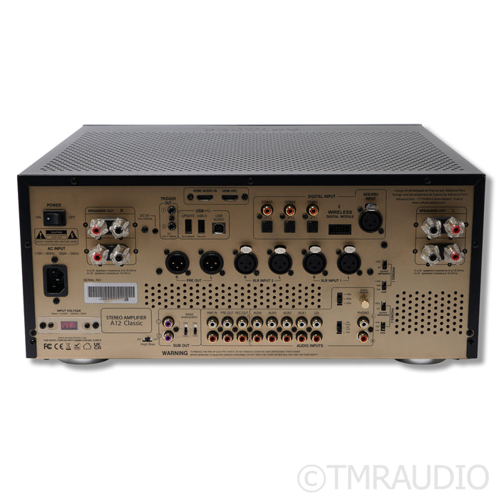 Advance Paris A12 Classic Hybrid Integrated Amplifier / DAC; MM/MC Phono