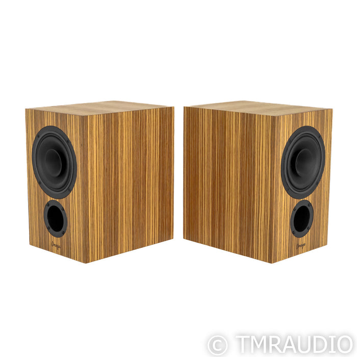 Omega Speaker Systems The Seven Bookshelf Speakers; Zebrawood Pair