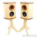 Fleetwood Sound Deville SQ Bookshelf Speakers; Natural Pair w/ Stands