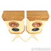 Fleetwood Sound Deville SQ Bookshelf Speakers; Natural Pair w/ Stands