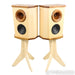 Fleetwood Sound Deville SQ Bookshelf Speakers; Natural Pair w/ Stands