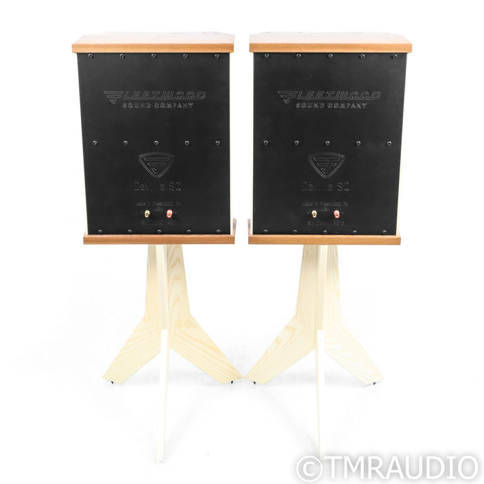 Fleetwood Sound Deville SQ Bookshelf Speakers; Natural Pair w/ Stands