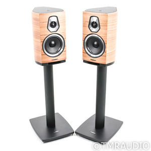 Sonus Faber Sonetto II Bookshelf Speakers; Walnut Pair w/ Stands