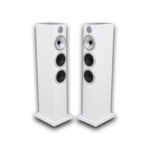 Bowers & Wilkins 704 S3 Floorstanding Speakers; White Pair