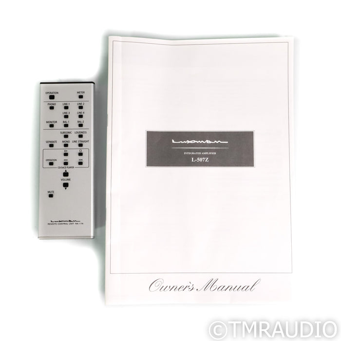 Luxman L-507Z Stereo Integrated Amplifier; MM & MC Phono