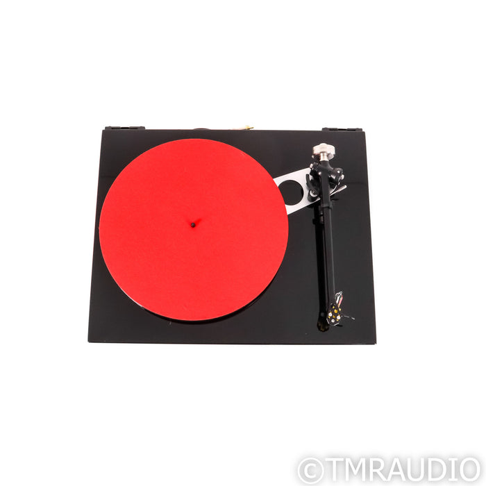 Rega RP6 Belt Drive Turntable; Black w/ Exact 2 MM Cartridge