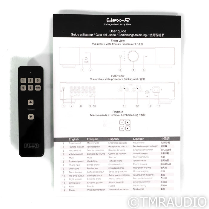 Rega Elex R Stereo Integrated Amplifier; MM Phono
