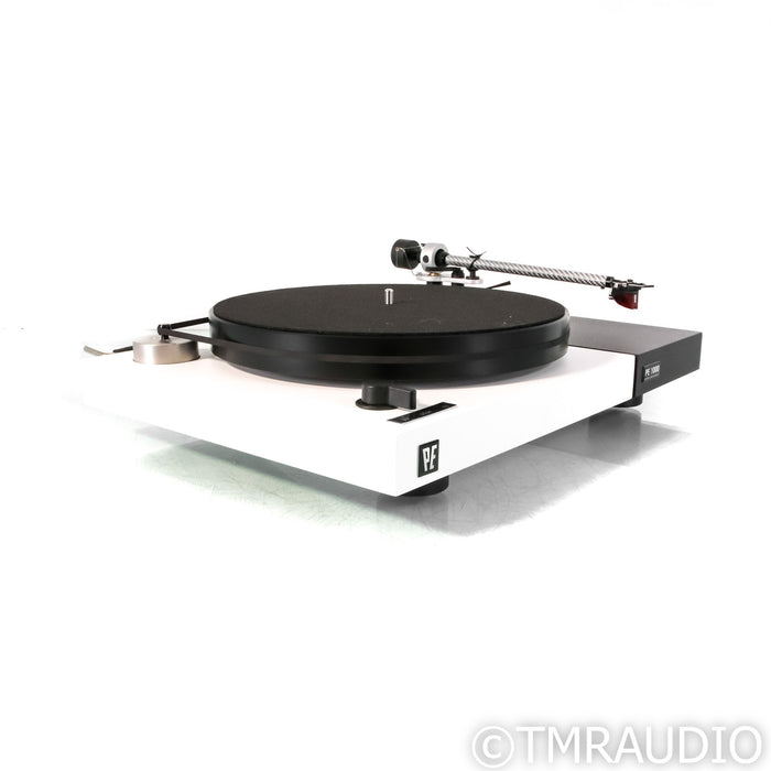 Perpetuum Ebner  PE1000 Belt-Drive Turntable; White w/ Ortofon 2M Red MM