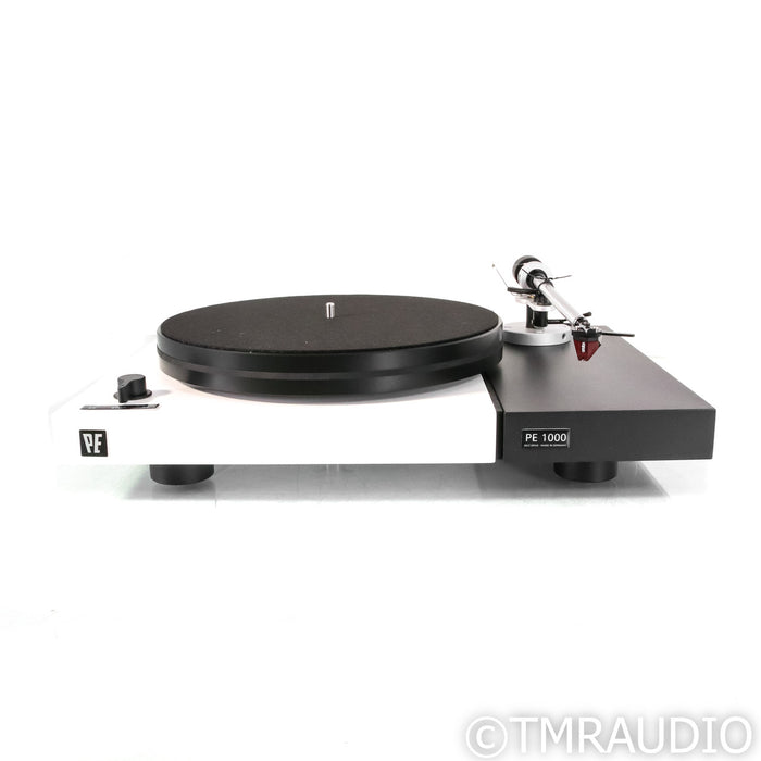 Perpetuum Ebner  PE1000 Belt-Drive Turntable; White w/ Ortofon 2M Red MM