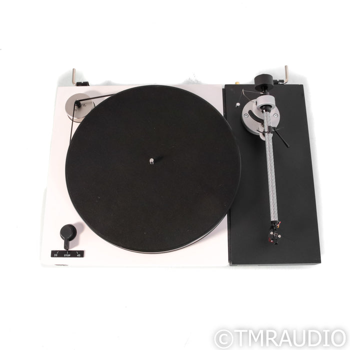 Perpetuum Ebner  PE1000 Belt-Drive Turntable; White w/ Ortofon 2M Red MM