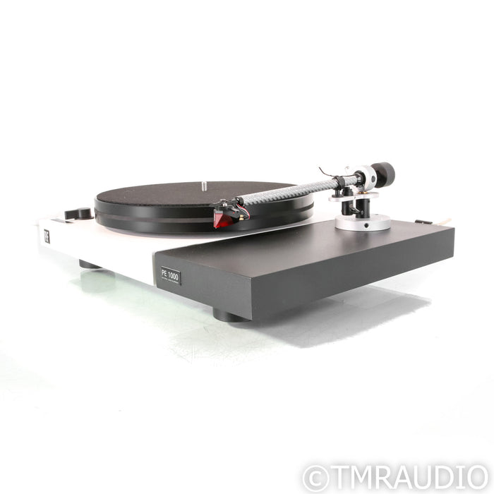Perpetuum Ebner  PE1000 Belt-Drive Turntable; White w/ Ortofon 2M Red MM