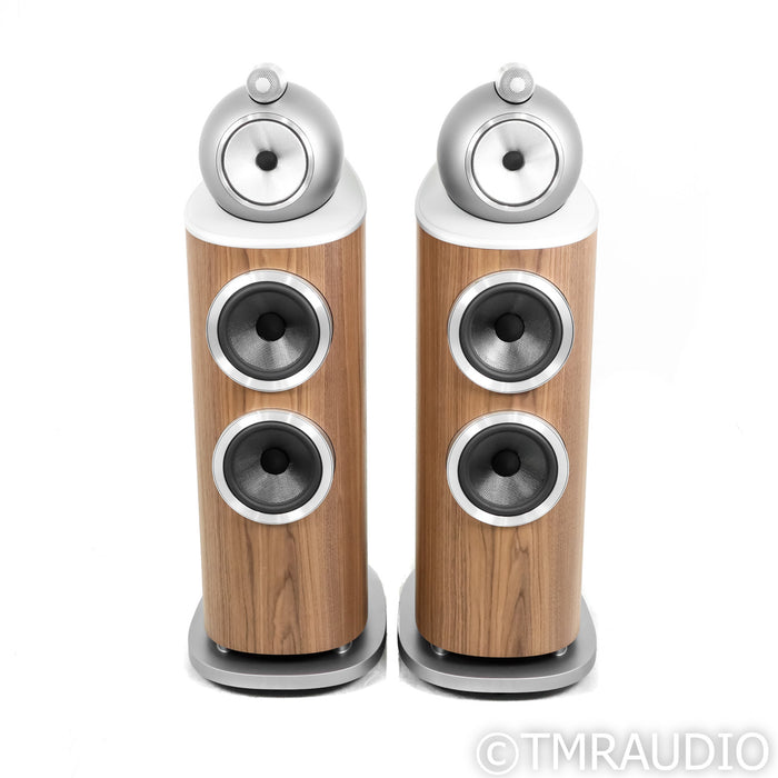 Bowers & Wilkins 802 D4 Floorstanding Speakers; Walnut Pair