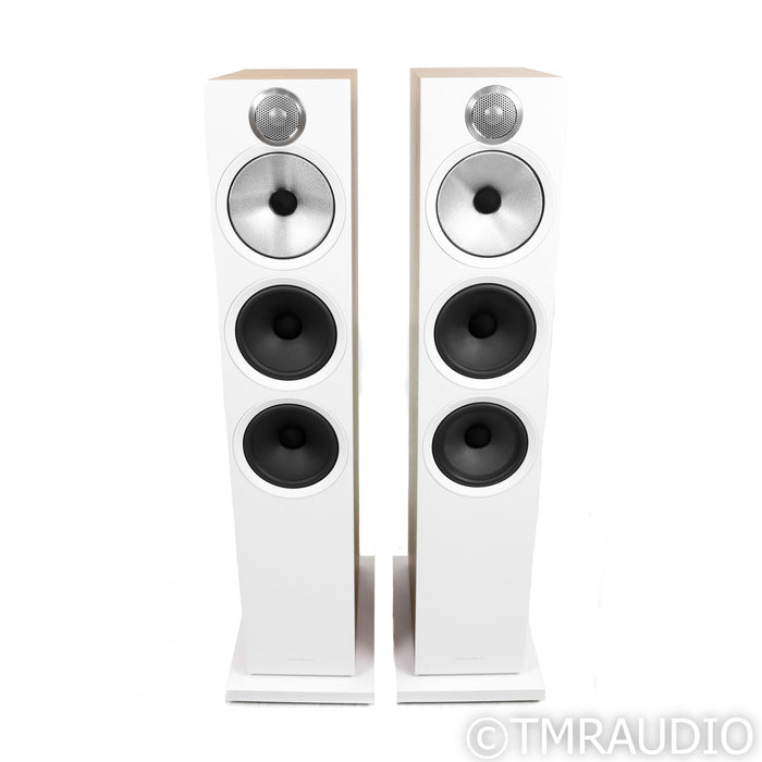 B&W 603 S3 Floorstanding Speakers; Oak Pair
