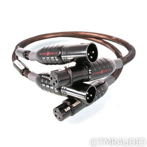 WireWorld Gold Eclipse 7 XLR Cables; 0.5m Pair Balanced Interconnects