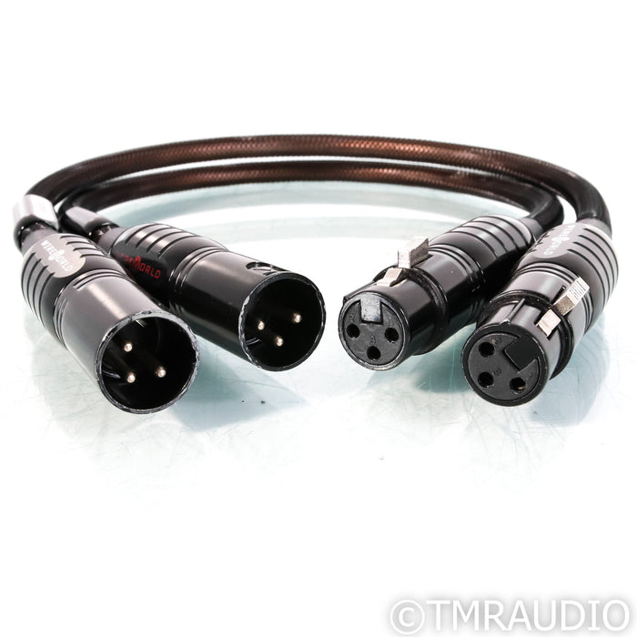 WireWorld Gold Eclipse 7 XLR Cables; 0.5m Pair Balanced Interconnects