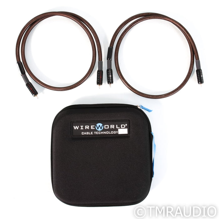 WireWorld Gold Eclipse 7 RCA Cables; 1m Pair Interconnects