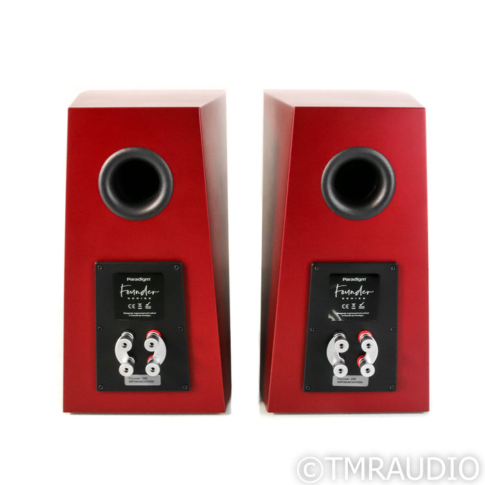 Paradigm Founder 40B Bookshelf Speakers; Ruby Frostbite Pair