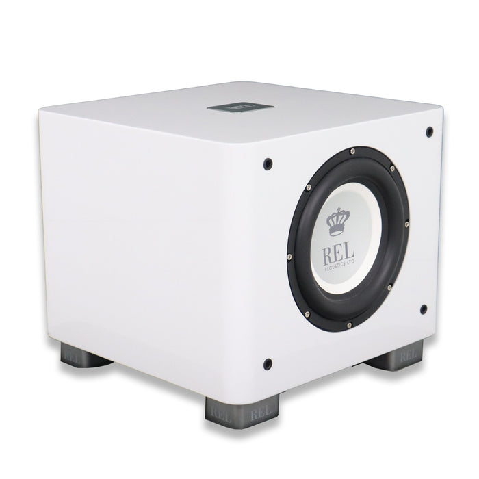 REL Acoustics T/7x 8" Powered Subwoofer; Piano White