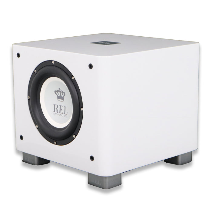 REL Acoustics T/7x 8" Powered Subwoofer; Piano White