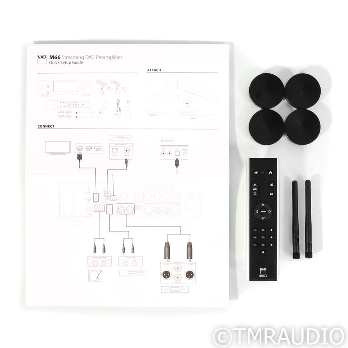 NAD Masters M66 BluOS Streaming DAC; D/A Converter (Open Box)