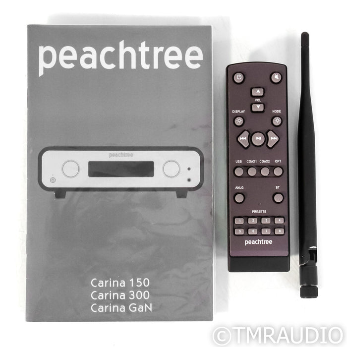 Peachtree Audio Carina GaN Stereo Integrated Amplifier; Gloss Mocha, MM Phono