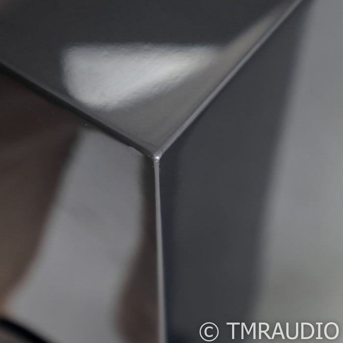 KEF R7 Meta Floorstanding Speakers; Titanium Gloss Pair