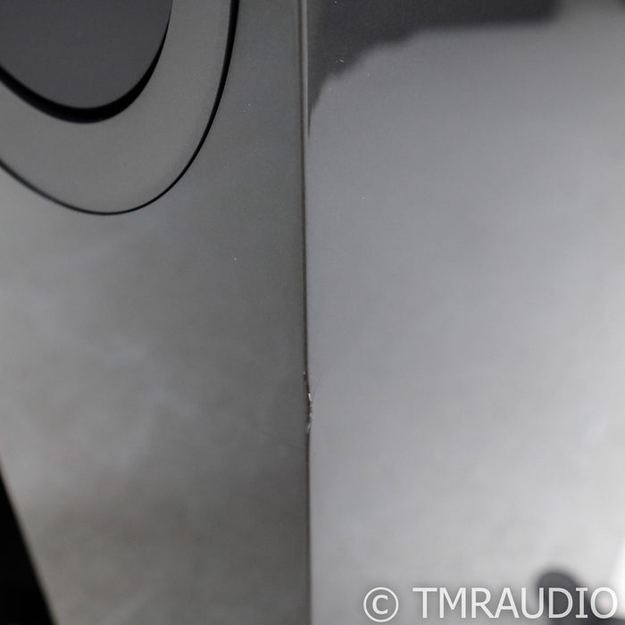 KEF R7 Meta Floorstanding Speakers; Titanium Gloss Pair