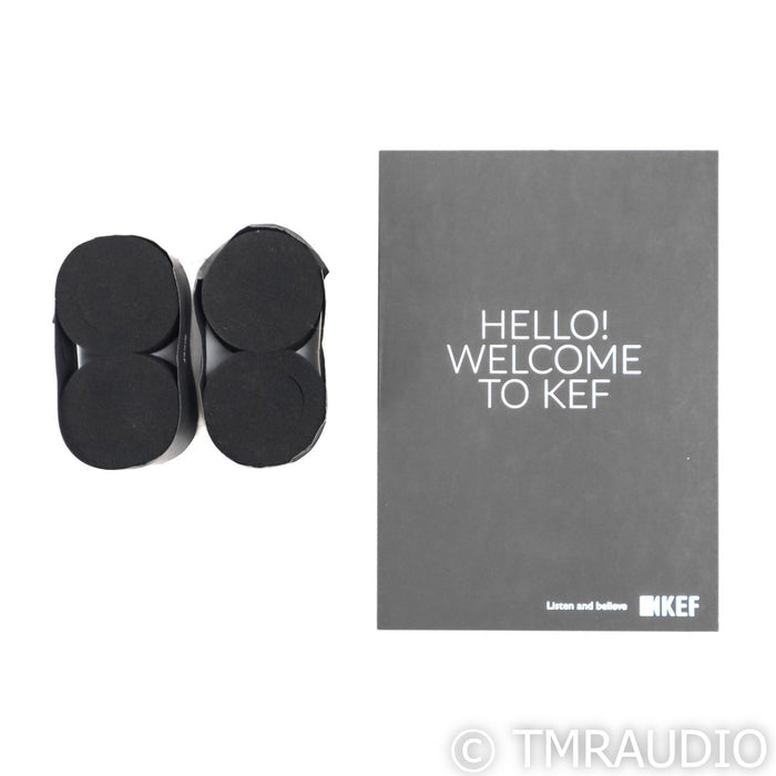 KEF R7 Meta Floorstanding Speakers; Titanium Gloss Pair