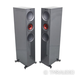 KEF R7 Meta Floorstanding Speakers; Titanium Gloss Pair