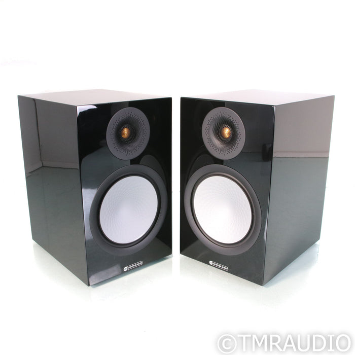 Monitor Audio Silver 100 7G Bookshelf Speakers; Gloss Black Pair