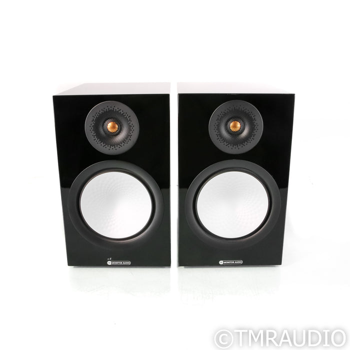 Monitor Audio Silver 100 7G Bookshelf Speakers; Gloss Black Pair