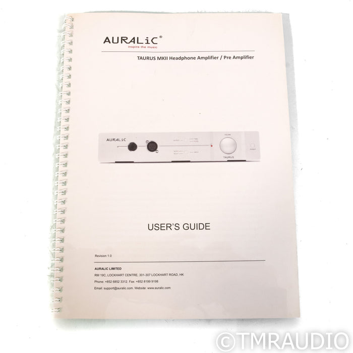 Auralic Taurus MKII Headphone Amplifier
