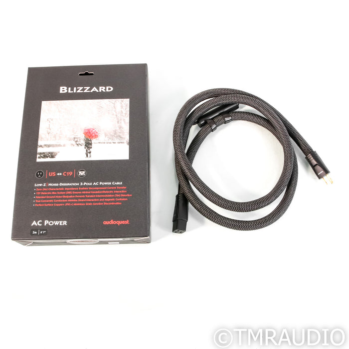 AudioQuest Blizzard Power Cable; 2m AC Cord, C19 20A