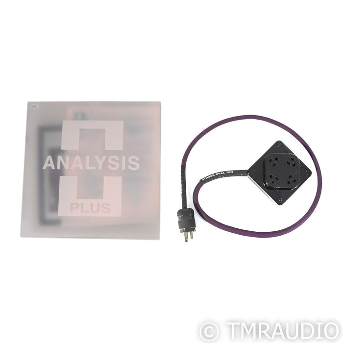 Analysis Plus Power Oval 10 Power Cable w/ 4 Box; 4' AC Cord