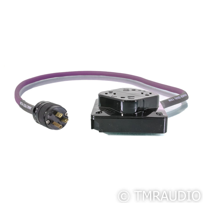 Analysis Plus Power Oval 10 Power Cable w/ 4 Box; 4' AC Cord