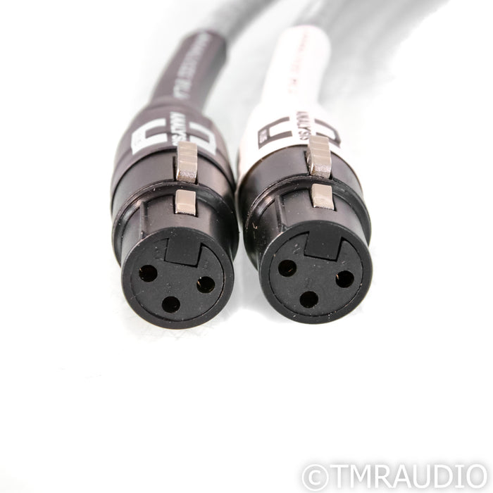 Analysis Plus Solo Crystal Oval XLR Cables; 1m Pair Balanced Interconnects