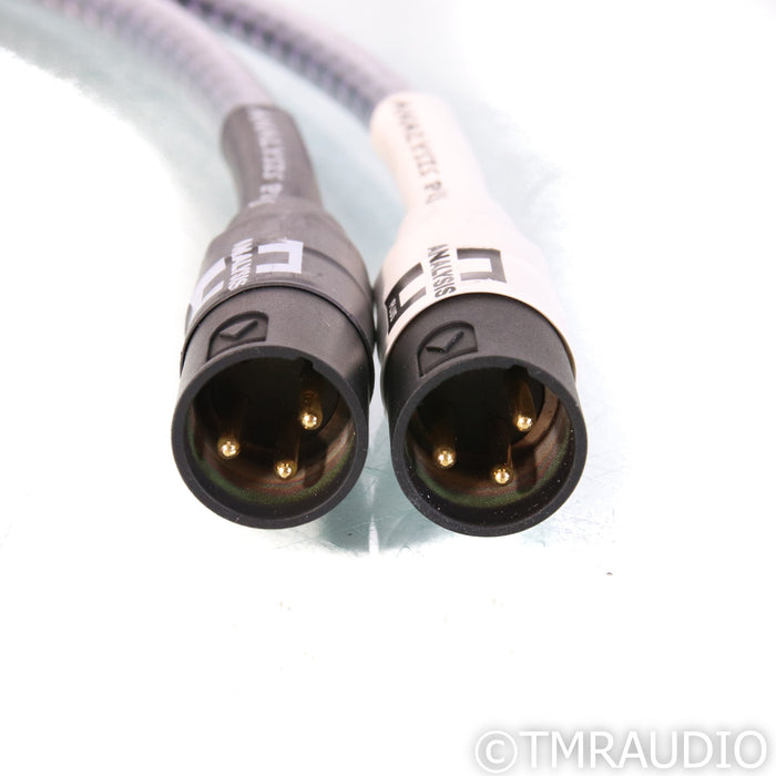 Analysis Plus Solo Crystal Oval XLR Cables; 1m Pair Balanced Interconnects