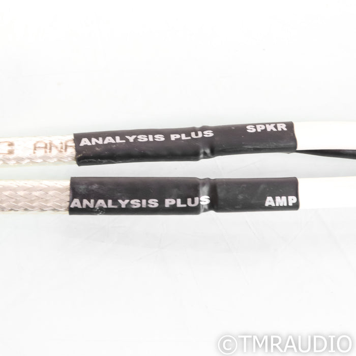 Analysis Plus Silver Oval 2 Speaker Cables; 4' Pair
